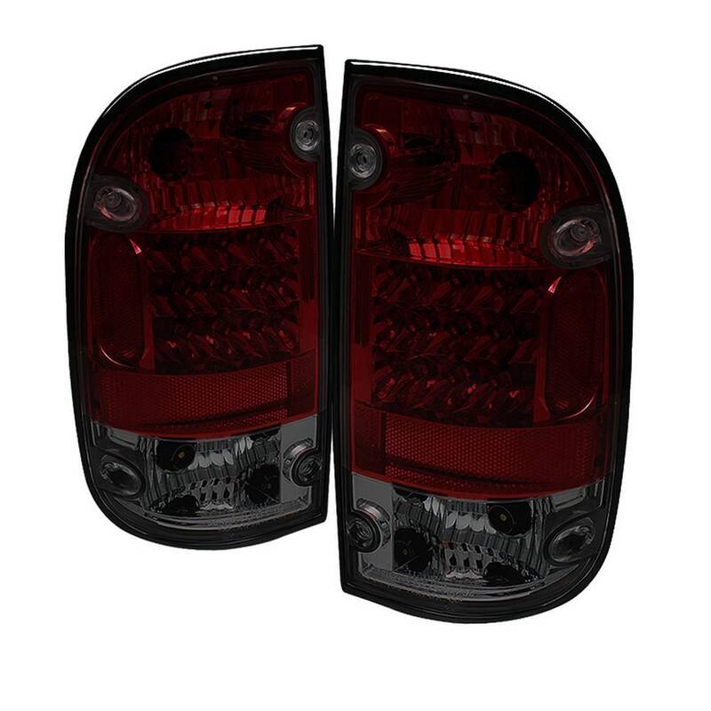 Spyder Auto Toyota Tacoma 95-00 LED Tail Lights - Red Smoke - 5033758