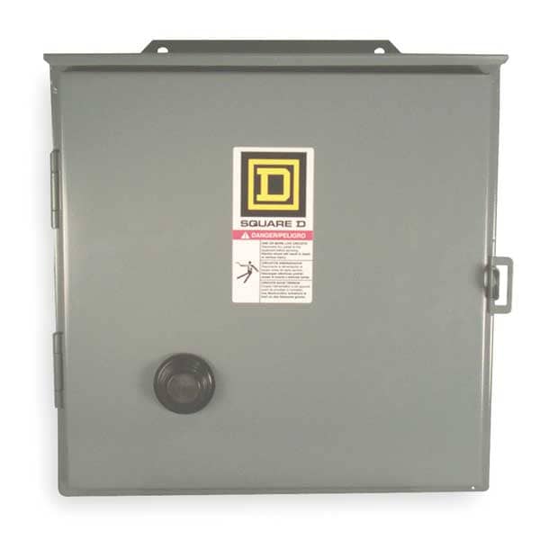 Square D Steel Electrical Enclosures, 12-3/4 in H, 8-1/2 in D, 6.4 in W, NEMA 12, Hinged - 9991SCA11
