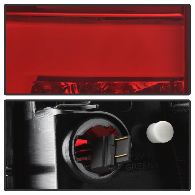 Spyder Auto Chevy Suburban/Tahoe 1500/2500 00-06 / GMC Yukon/Yukon XL 00-06 Version 2 Light Bar LED Tail Lights - Red Clear - 5084163