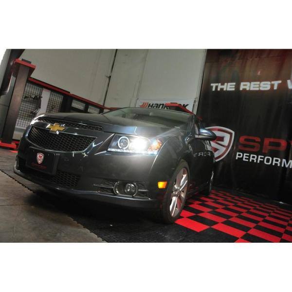 Spyder Auto Chevy Cruze 11-14 Projector Headlights - LED Halo -DRL - Black - High H1 (Included) - Low H7 (Included) - 5037916