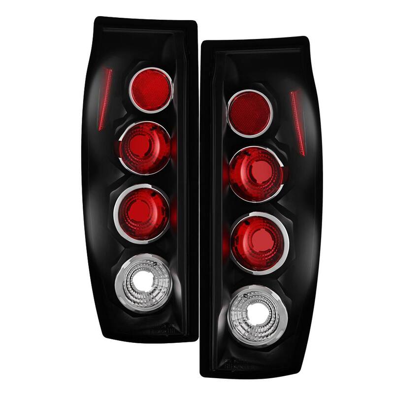 Spyder Auto Chevy Avalanche 02-06 Euro Style Tail Lights - Black - 5001108