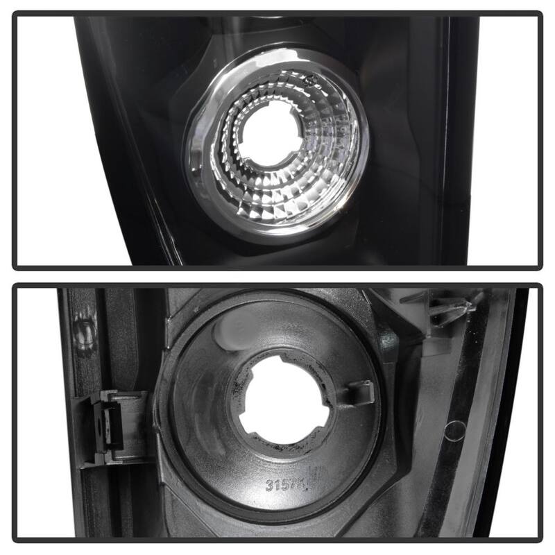 Spyder Auto Chevy Avalanche 02-06 Euro Style Tail Lights - Black - 5001108