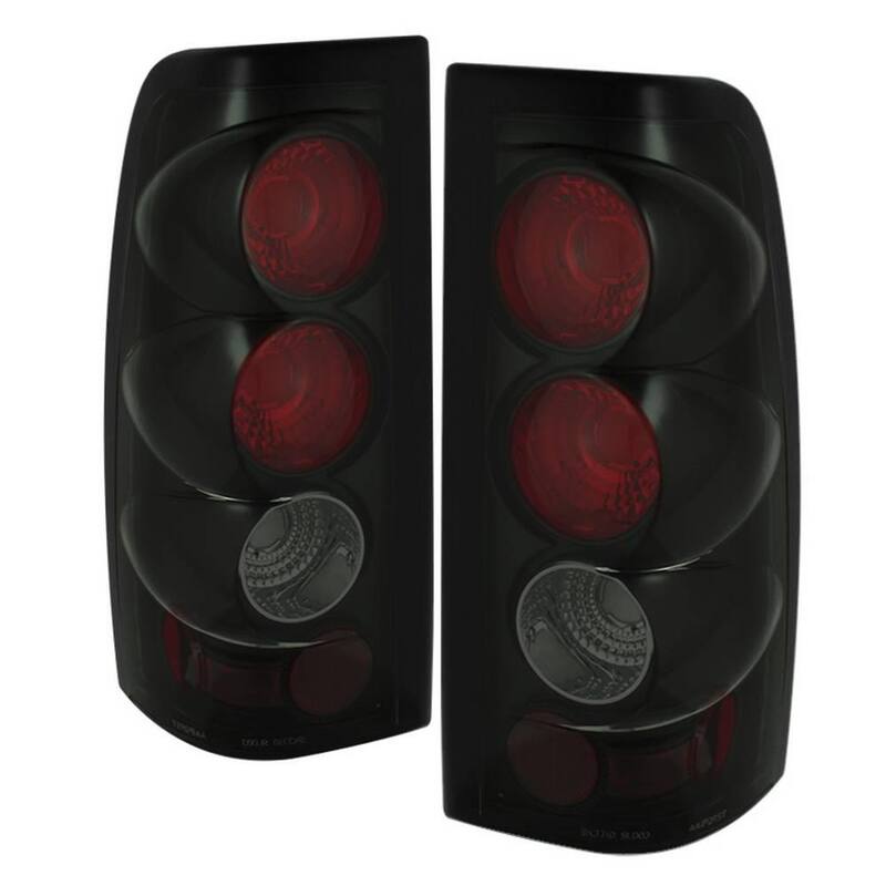 Spyder Auto Chevy Silverado 1500/2500 03-06 and 2007 Silverado Classic (Doesn't fit Stepside ) Euro Style Tail Lights - Black Smoke - 5078018