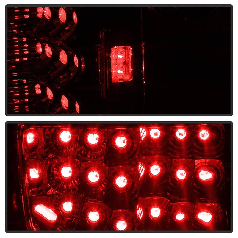 Spyder Auto Ford F150 Flareside 97-03 LED Tail Lights - Red Clear - 5003423