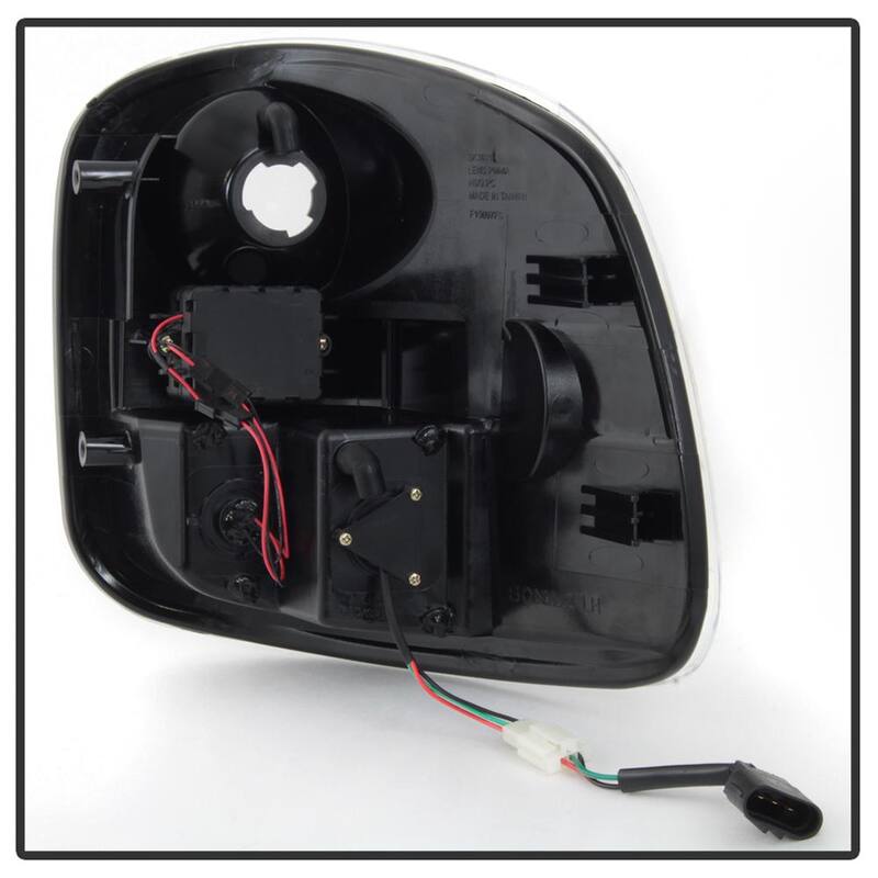 Spyder Auto Ford F150 Flareside 97-03 LED Tail Lights - Red Clear - 5003423