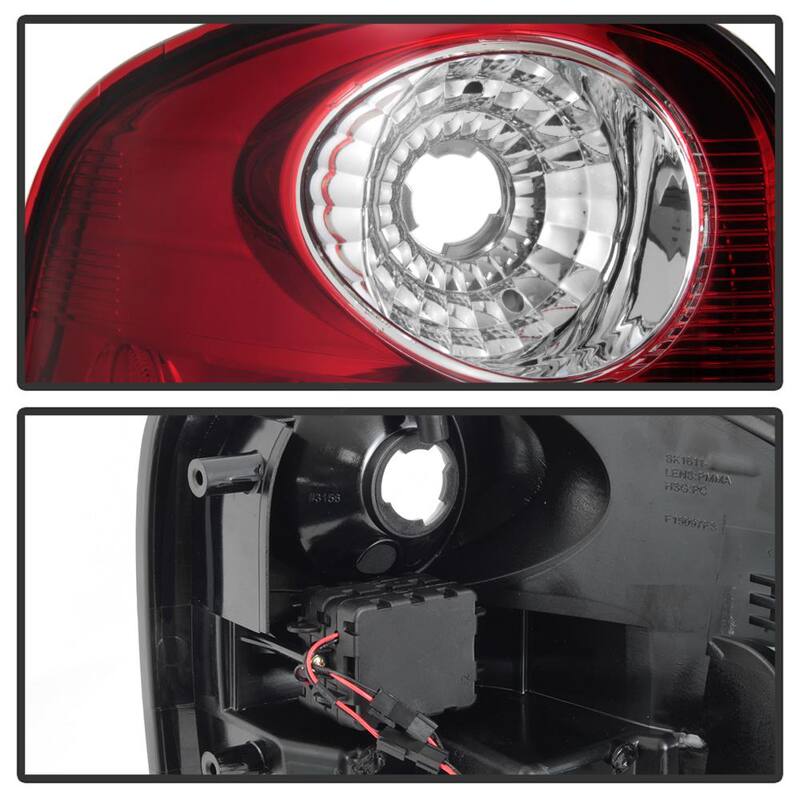 Spyder Auto Ford F150 Flareside 97-03 LED Tail Lights - Red Clear - 5003423