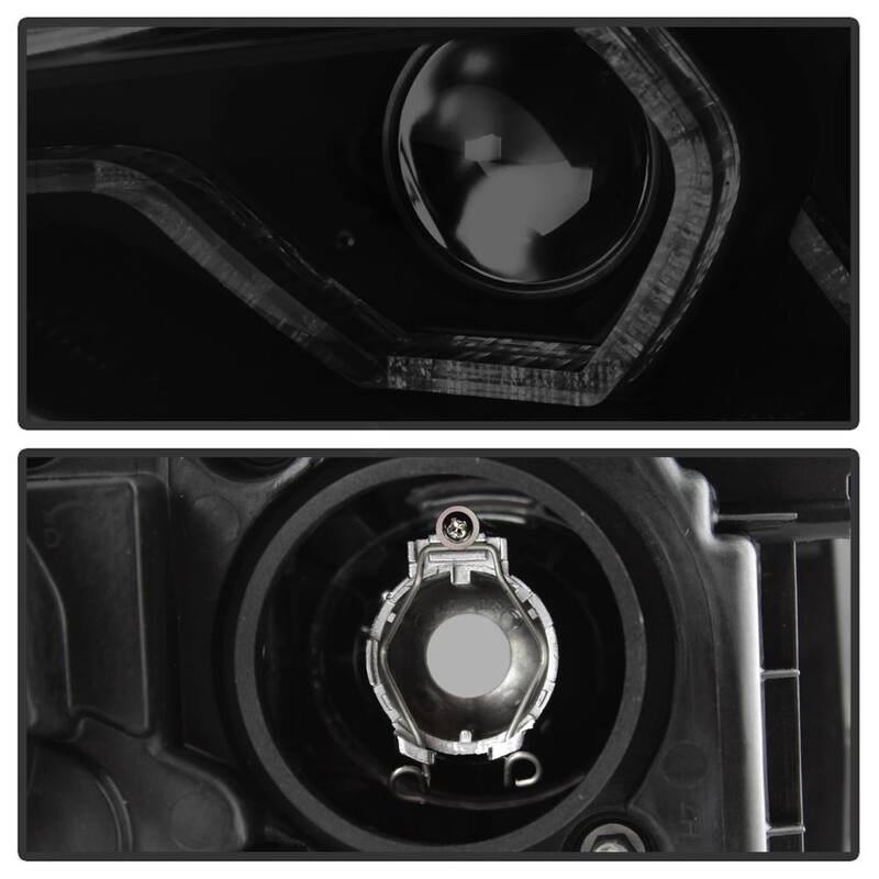Spyder Auto BMW F30 3 Series 2012 - 2014 4DR Projector Headlights - LED DRL - Black Smoke - 5085047