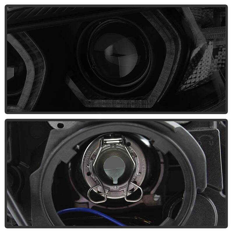 Spyder Auto BMW F30 3 Series 2012 - 2014 4DR Projector Headlights - LED DRL - Black Smoke - 5085047