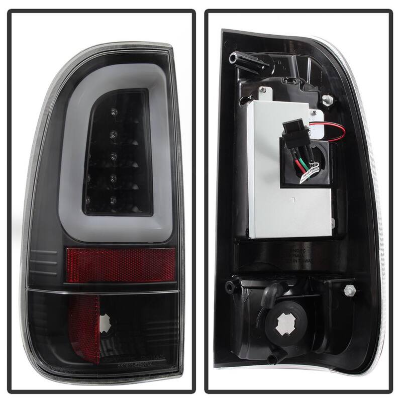 Spyder Auto Ford Super Duty F-250/ F-350/ F-450 08-16 Version 3 Light Bar LED Tail Lights - Black - 5084712