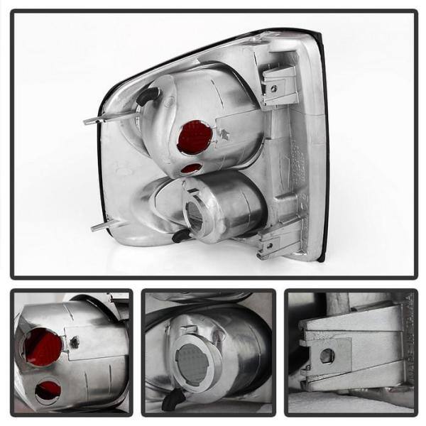 Spyder Auto Chevy S10 94-04 / GMC Sonoma 94-04 / Isuzu Hombre 96-00 Euro Style Tail Lights - Black Smoke - 5078049
