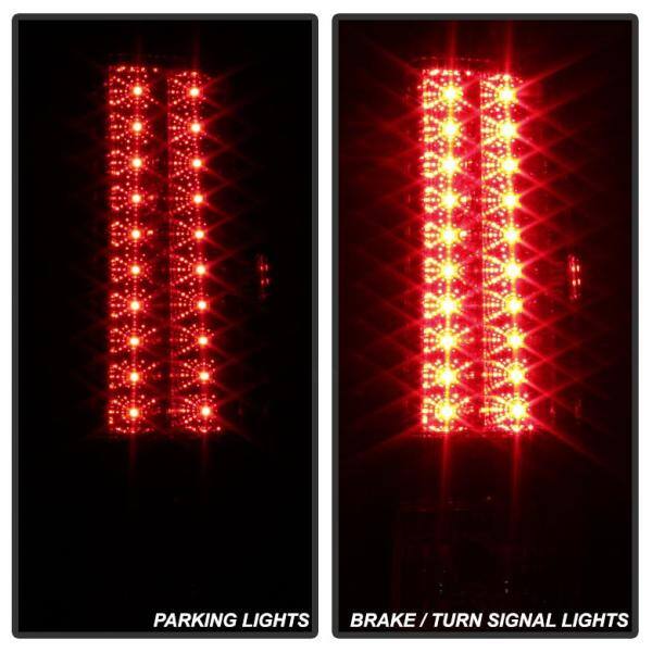 Spyder Auto GMC Sierra 1500 07-13 2500HD/3500HD 07-14 (Doesn't fit 3500HD Dually Models) LED Tail Lights - Smoke - 5014962