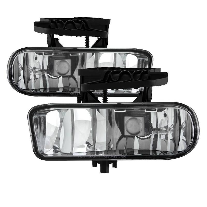 Spyder Auto GMC Sierra 1500/2500 99-02 / Sierra 1500HD/2500HD/3500/C3 01-02 / GMC Yukon 00-06 OEM Fog Lights wo/switch - Clear - 5025487