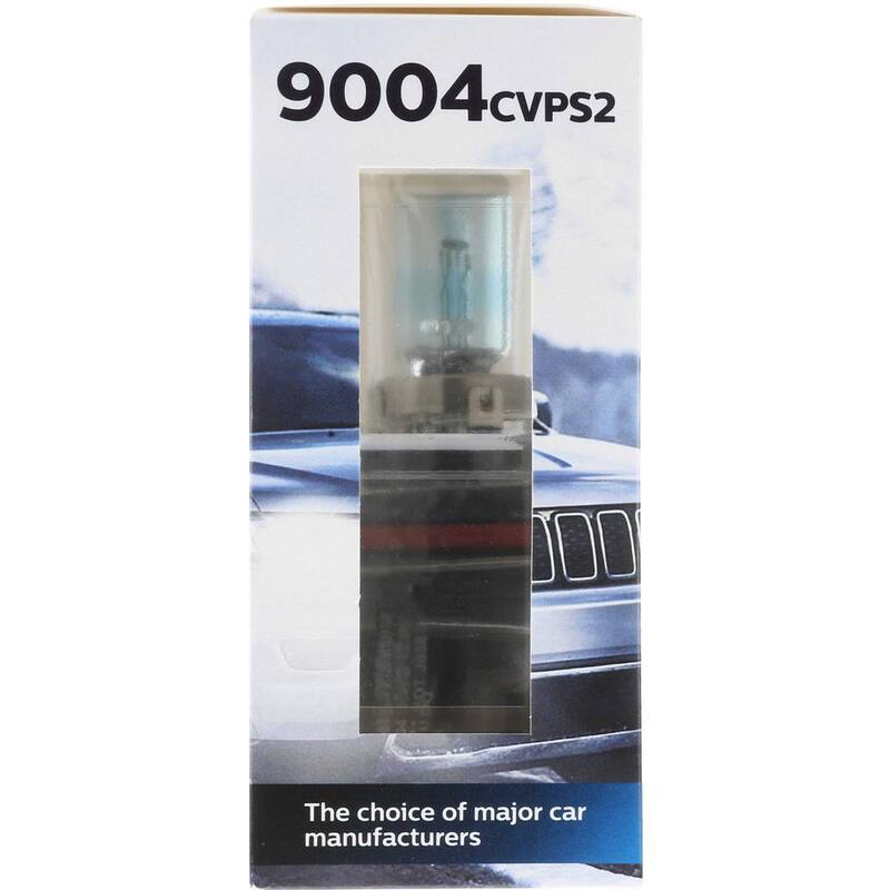 Philips CrystalVision Platinum 9004 White Headlight/Fog Light (2-Pack) - 9004CVPS2