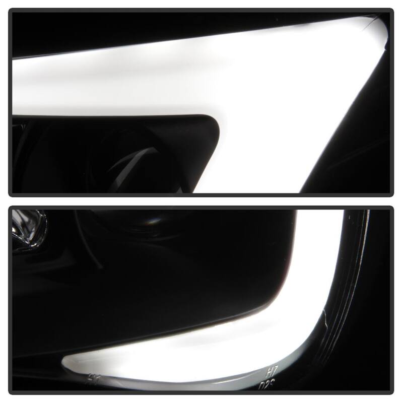 Spyder Auto Subaru Impreza WRX 2008-2014 Projector Headlights - Xenon/HID Model Only- Light Bar DRL - Black - 5083937
