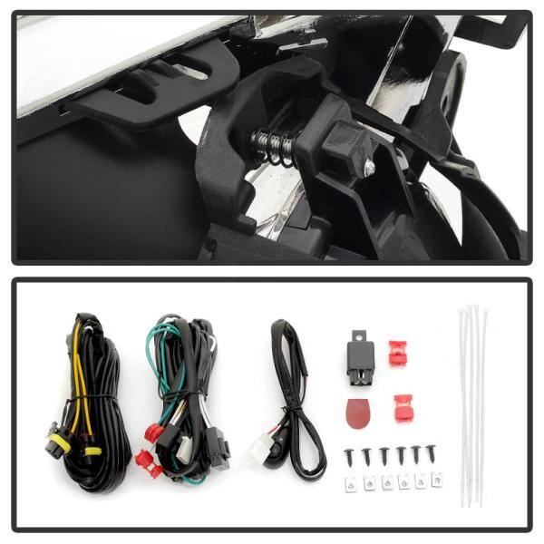 Spyder Auto Chevrolet Trax 2015-2016 OEM Fog Lights W/Cover and Switch - Clear - 9031595