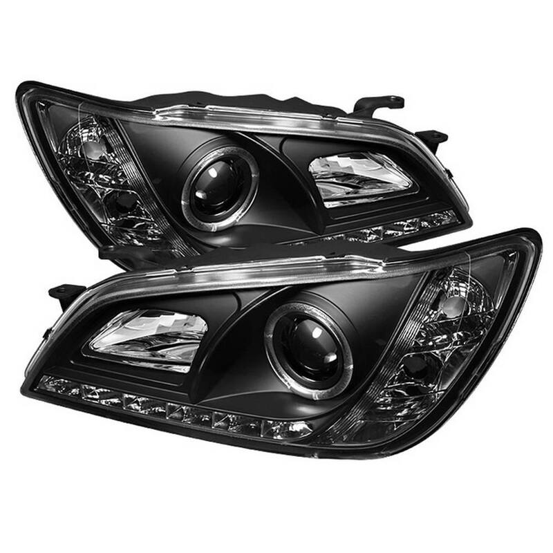 Spyder Auto Lexus IS300 01-05 Projector Headlights - Xenon/HID Model Only - LED Halo - DRL - Black - 5029898