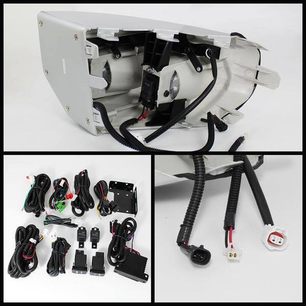 Spyder Auto Toyota FJ Cruiser 07-14 Fog Lights With LED Daytime Running Lights W/Switch- Clear - 5070555