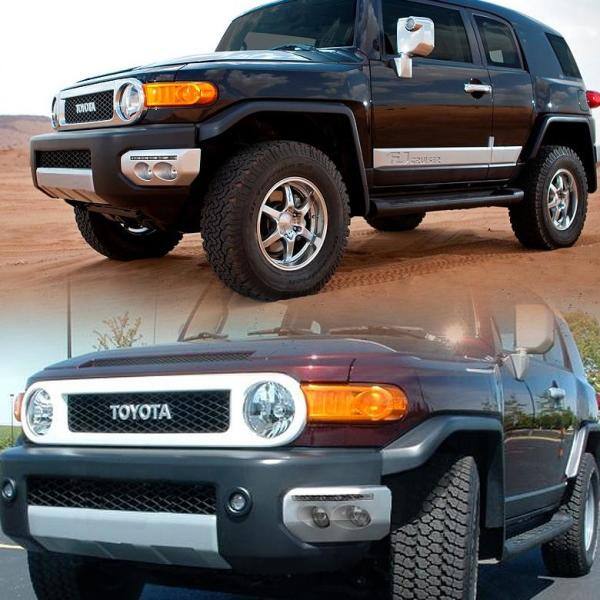 Spyder Auto Toyota FJ Cruiser 07-14 Fog Lights With LED Daytime Running Lights W/Switch- Clear - 5070555