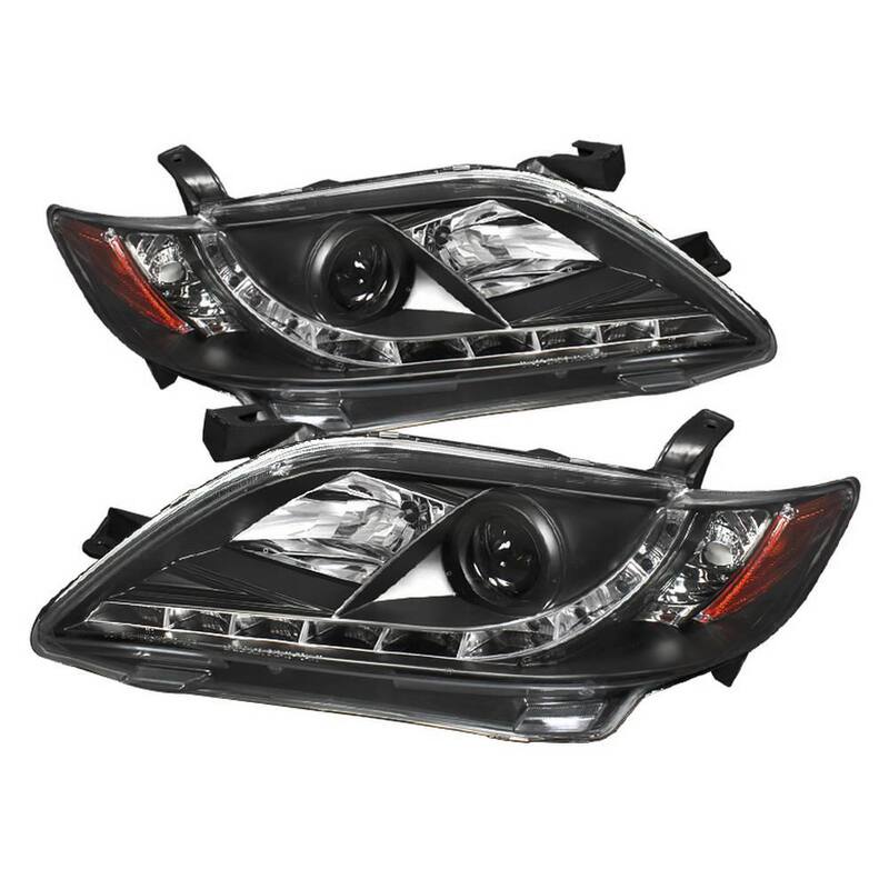 Spyder Auto Toyota Camry 07-09 Projector Headlights - DRL - Black - High H1 (Included) - Low H7 (Included) - 5039422