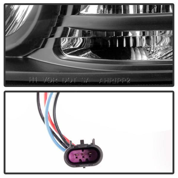Spyder Auto Dodge Ram 1500 09-16 / Ram 2500/3500 10-16 Projector Headlights - Halogen Model Only - Light Bar DRL - Black - 5081001