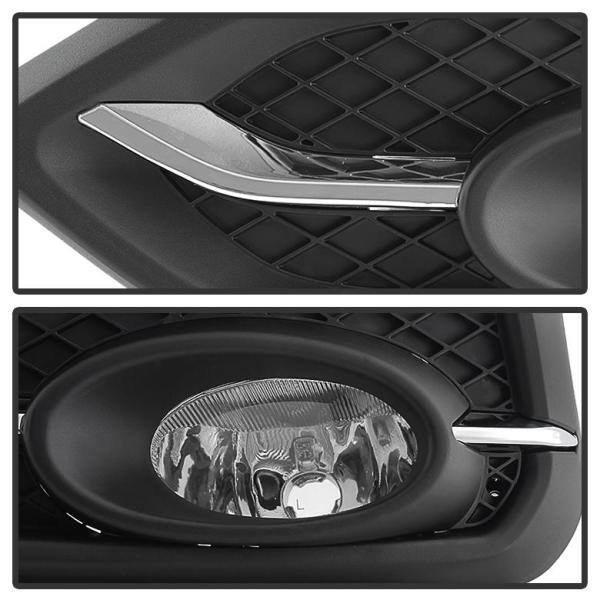 Spyder Auto Honda Civic 2014-2015 2Dr/Coupe OEM Fog Light W/Switch- Clear - 5080226