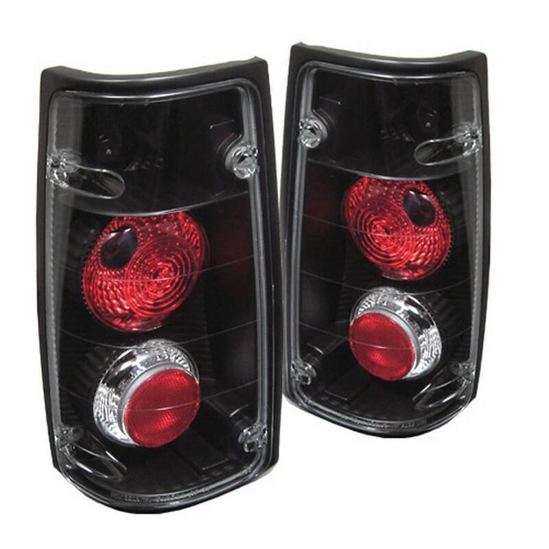 Spyder Auto Isuzu Rodeo 91-97 / Isuzu Amigo 89-94 Euro Style Tail Lights - Black - 5005472