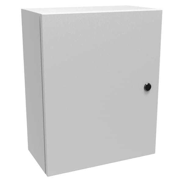 Hammond Steel Electrical Enclosures, 20 in H, 8 in D, 16 in W, NEMA 4, Hinged - EN4SD20168LG