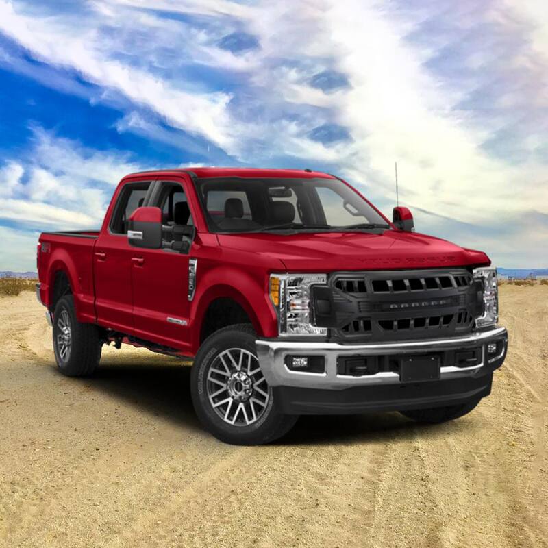 AMERICAN MODIFIED Armor Front Grille for 2017 to 2019 Ford F250/350 - AMFMFA00121