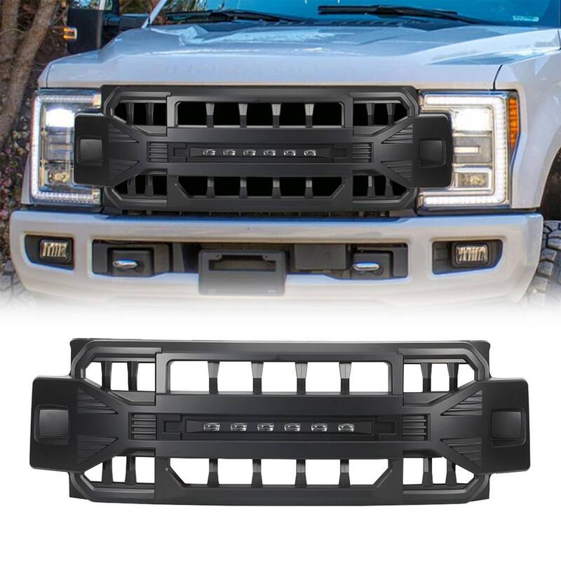 AMERICAN MODIFIED Armor Front Grille for 2017 to 2019 Ford F250/350 - AMFMFA00121