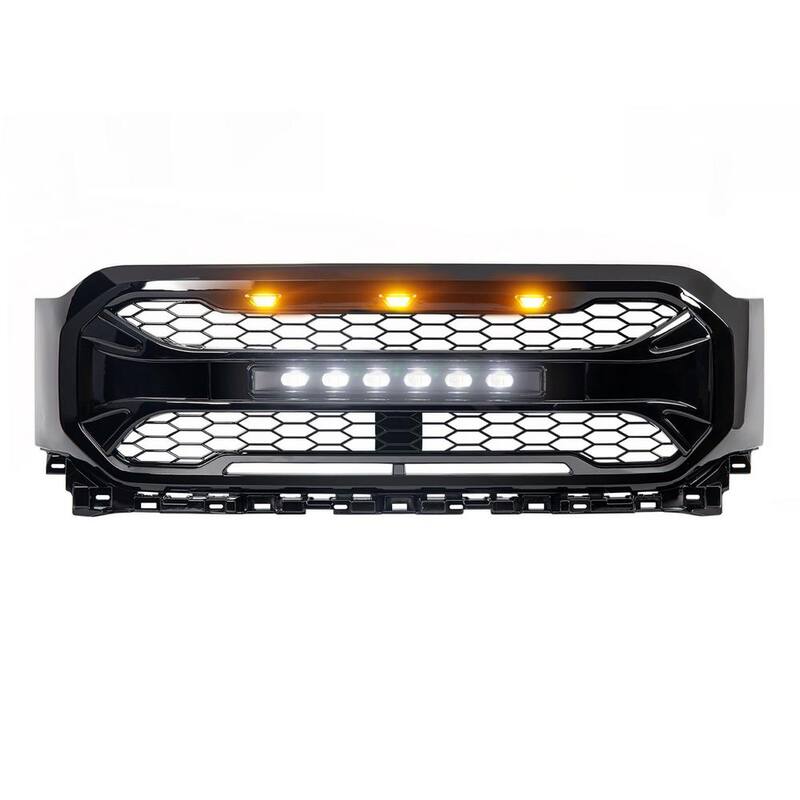 AMERICAN MODIFIED Armor Grille Compatible with 2021-2023 Ford F150 - AMFMAA00141