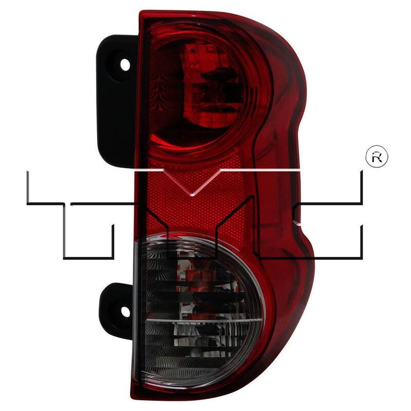 TYC Tail Light Assembly 2013-2018 Nissan NV200 2.0L - 11-6615-00-9