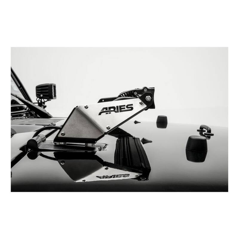 Aries Jeep JK Hood Light and Brackets - 1501300