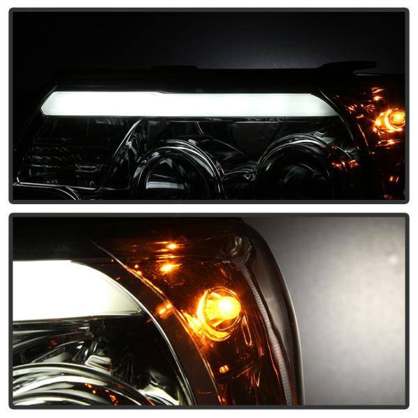 Spyder Auto Toyota Tacoma 12-15 Projector Headlights - Light Bar DRL - Chrome - 5081704