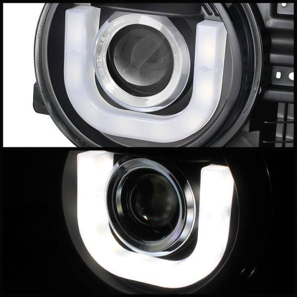 Spyder Auto Toyota FJ Cruiser 07-14 Projector Headlights - Halogen Model Only - 3D DRL LED - Black - 5075314