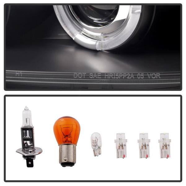 Spyder Auto Pontiac G6 2/4DR 05-08 Projector Headlights - LED Halo - LED ( Replaceable LEDs ) - Black - 5011596