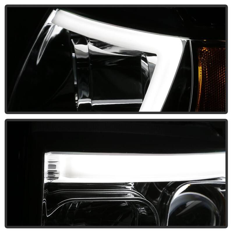 Spyder Auto Jeep Grand Cherokee 99-04 Version 2 Light Bar Projector Headlights - Chrome - 5085214