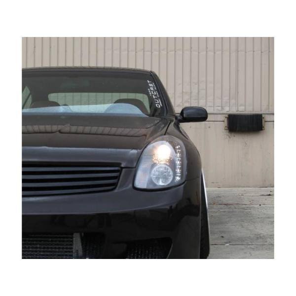 Spyder Auto Infiniti G35 03-04 4DR Projector Headlights - Halogen Model Only - LED Halo - DRL - Black - 5031747