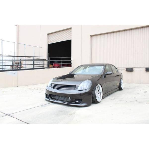 Spyder Auto Infiniti G35 03-04 4DR Projector Headlights - Halogen Model Only - LED Halo - DRL - Black - 5031747