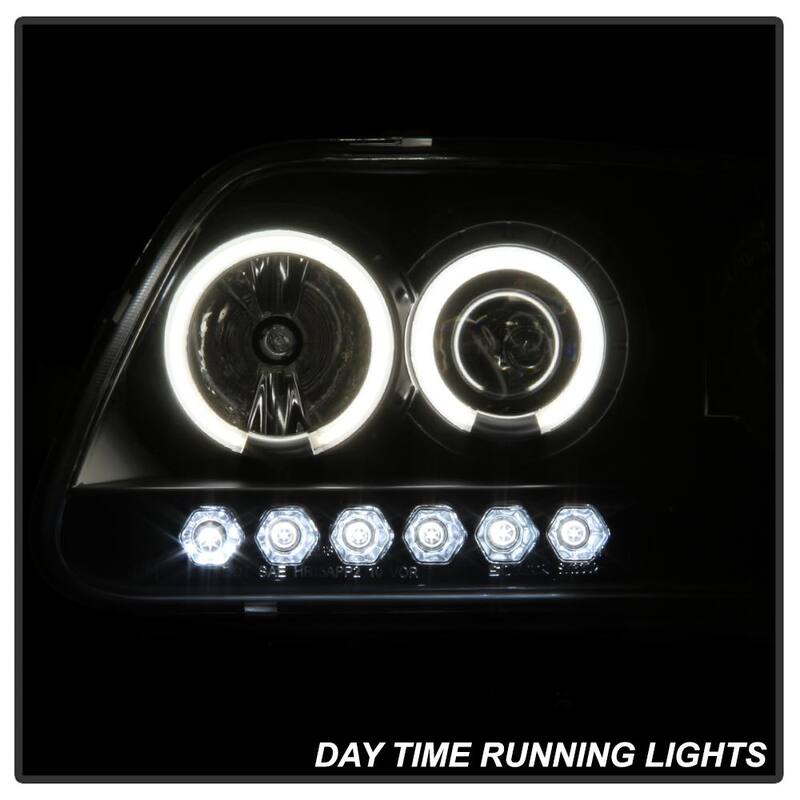Spyder Auto Ford F150 97-03 / Expedition 97-02 1PC Projector Headlights - CCFL Halo - LED - Black - 5010292