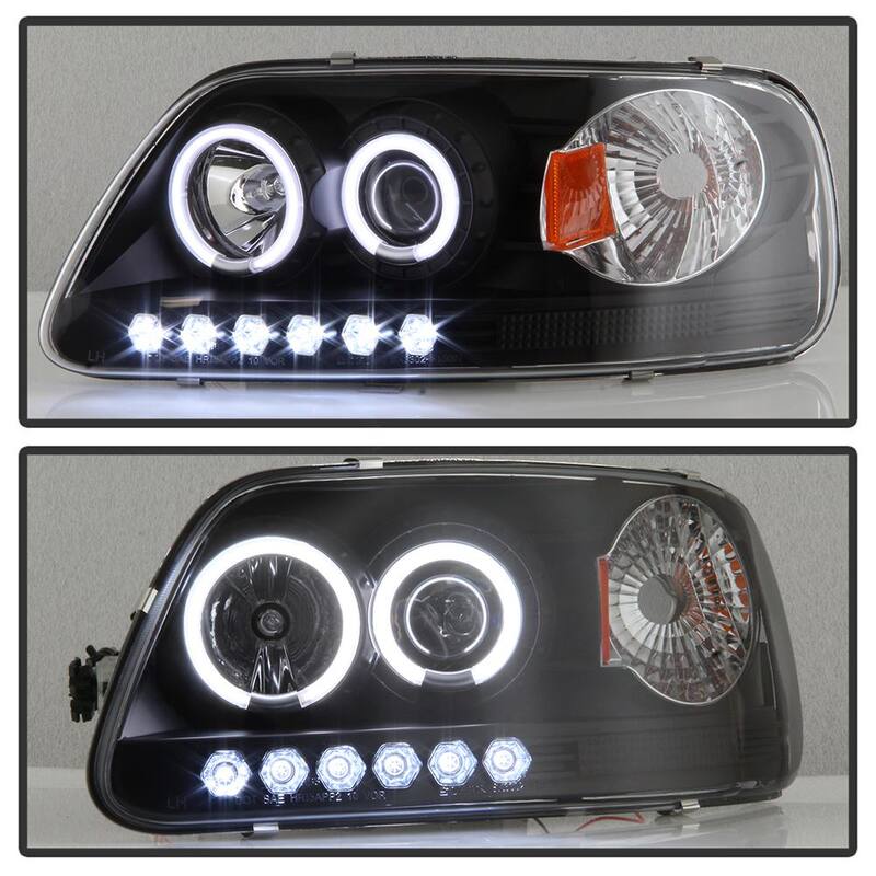 Spyder Auto Ford F150 97-03 / Expedition 97-02 1PC Projector Headlights - CCFL Halo - LED - Black - 5010292