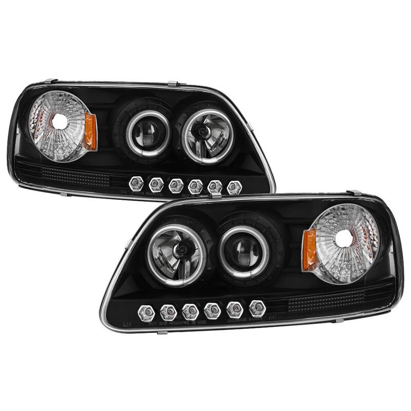 Spyder Auto Ford F150 97-03 / Expedition 97-02 1PC Projector Headlights - CCFL Halo - LED - Black - 5010292
