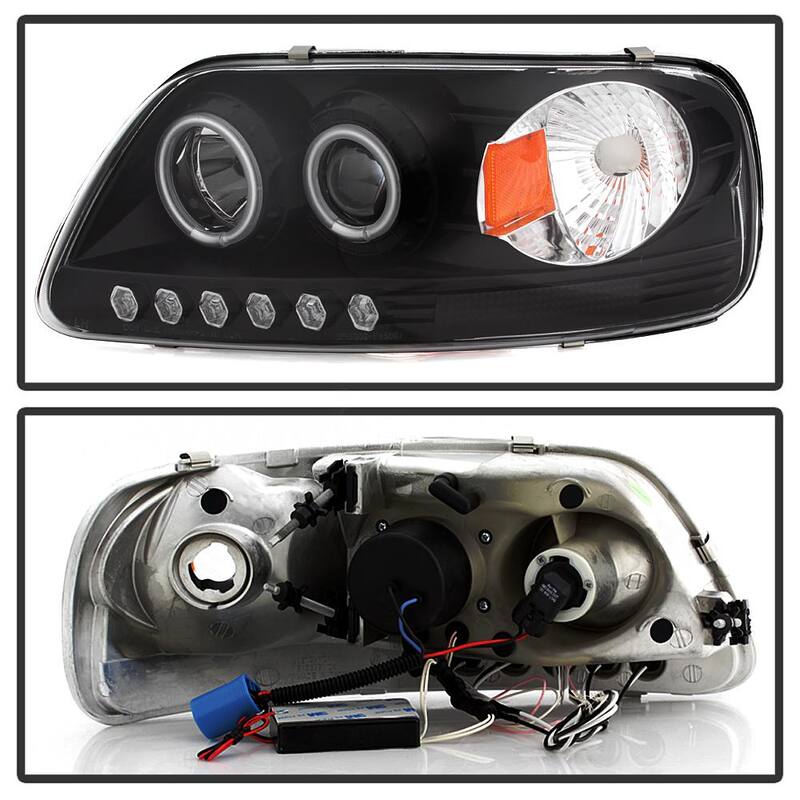 Spyder Auto Ford F150 97-03 / Expedition 97-02 1PC Projector Headlights - CCFL Halo - LED - Black - 5010292