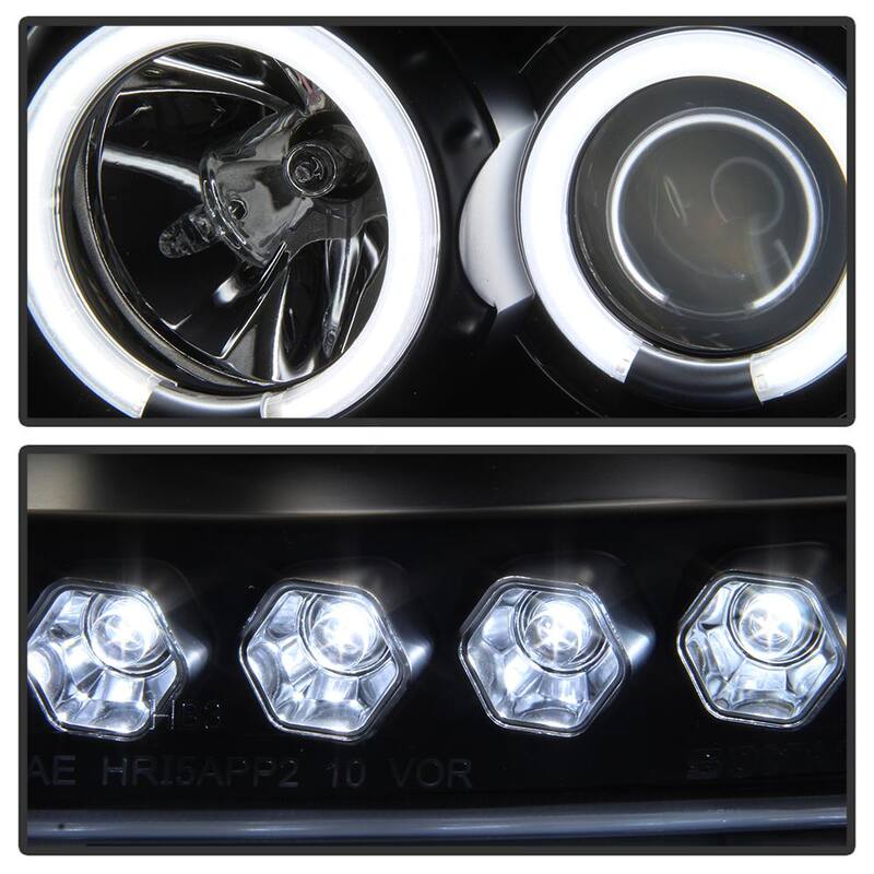 Spyder Auto Ford F150 97-03 / Expedition 97-02 1PC Projector Headlights - CCFL Halo - LED - Black - 5010292