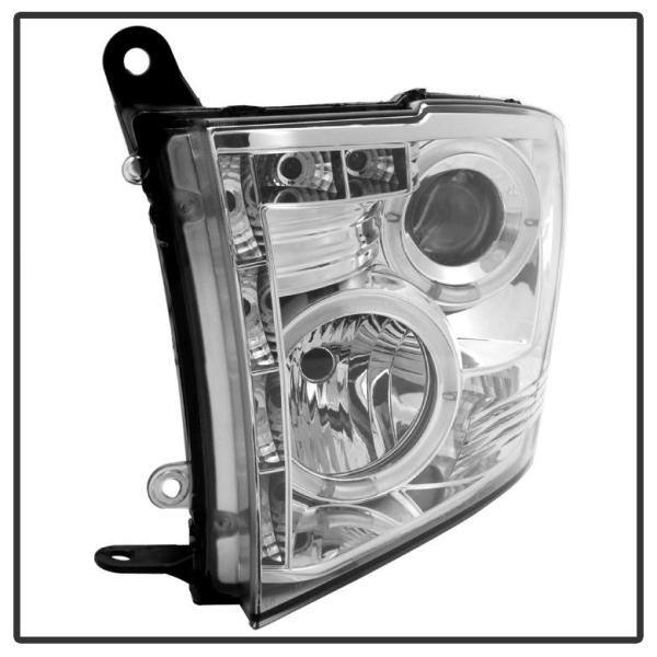 Spyder Auto Dodge Ram 1500 09-16 / Ram 2500/3500 10-16 Projector Headlights - Halogen Model Only - LED Halo - Chrome - - 5010049