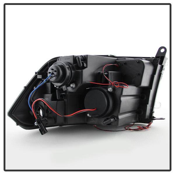 Spyder Auto Dodge Ram 1500 09-16 / Ram 2500/3500 10-16 Projector Headlights - Halogen Model Only - LED Halo - Chrome - - 5010049
