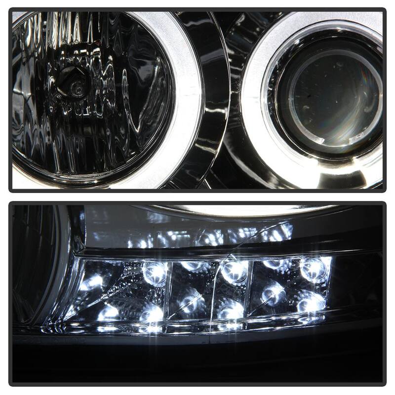 Spyder Auto Dodge Ram 1500 06-08 / Ram 2500/3500 06-09 Projector Headlights - LED Halo - LED ( Replaceable LEDs ) - Chrome - 5010018