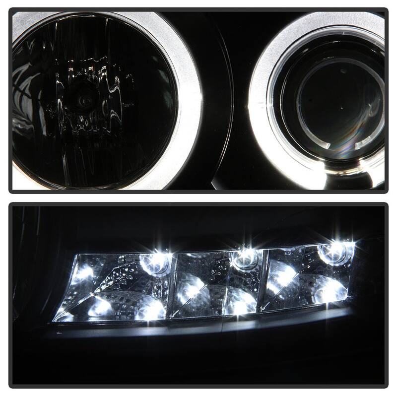 Spyder Auto Dodge Ram 1500 06-08 / Ram 2500/3500 06-09 Projector Headlights - LED Halo - LED ( Replaceable LEDs ) - Black - 5010001