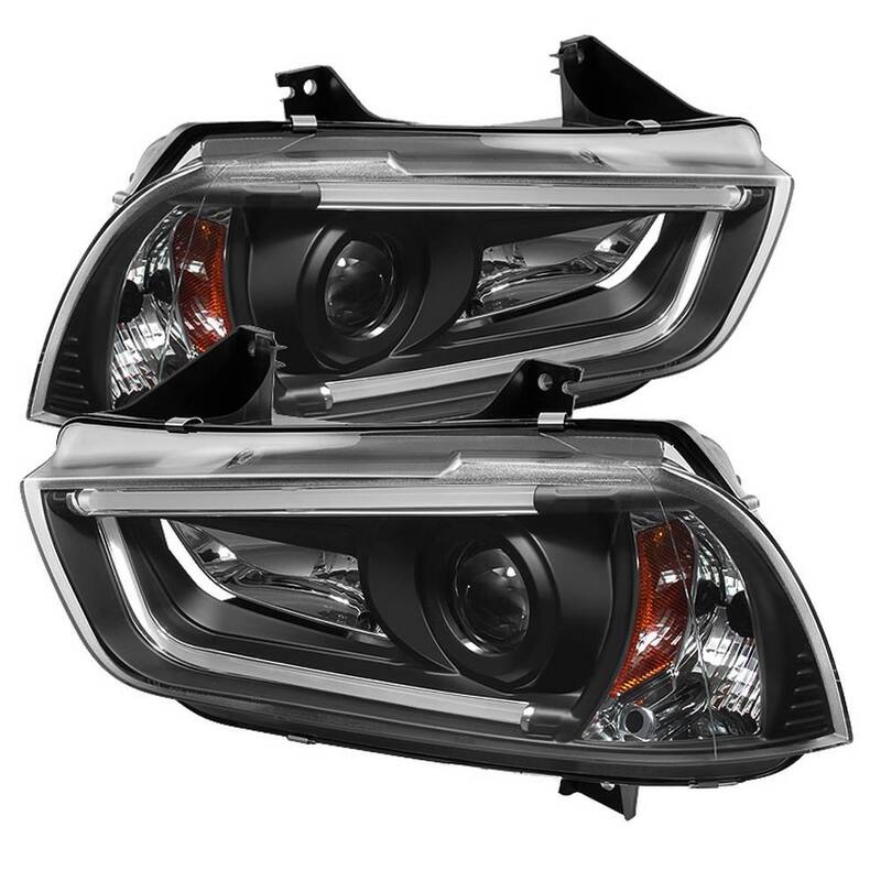 Spyder Auto Dodge Charger 11-14 Projector Headlights - Xenon/HID Model Only - Black - 5074201