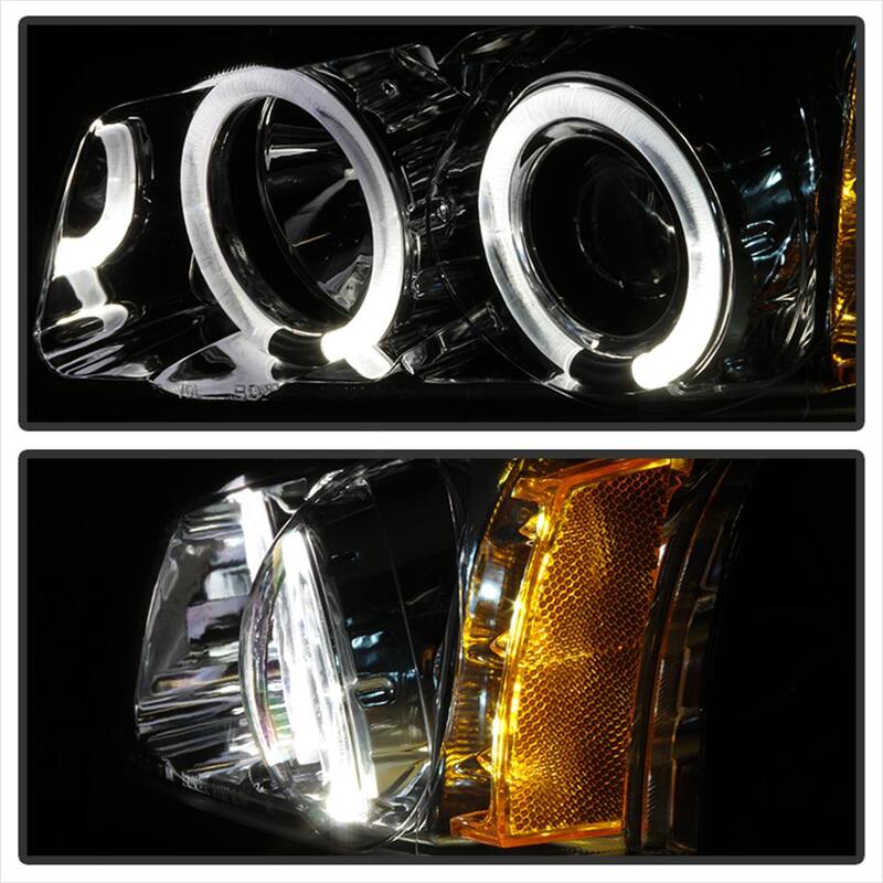 Spyder Auto Chevy Silverado 1500/2500/3500 03-06 / Chevy Silverado 1500HD 03-07 - Amber Reflector - Chrome - Hi - 5009463