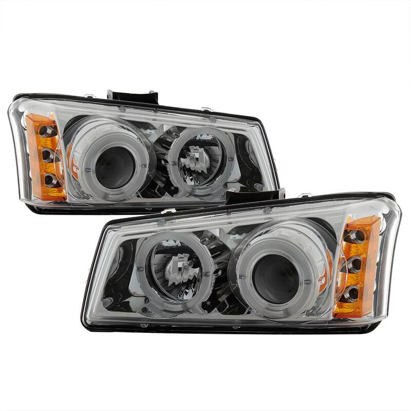 Spyder Auto Chevy Silverado 1500/2500/3500 03-06 / Chevy Silverado 1500HD 03-07 - Amber Reflector - Chrome - Hi - 5009463